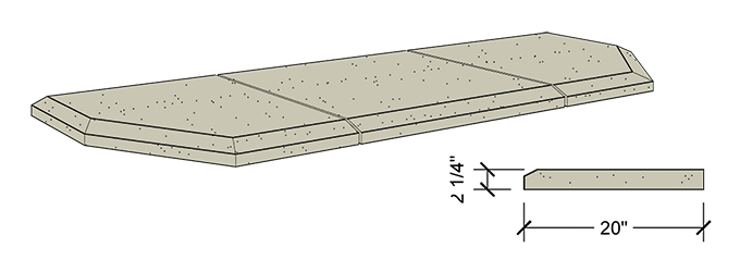Beveled45CornerHearth