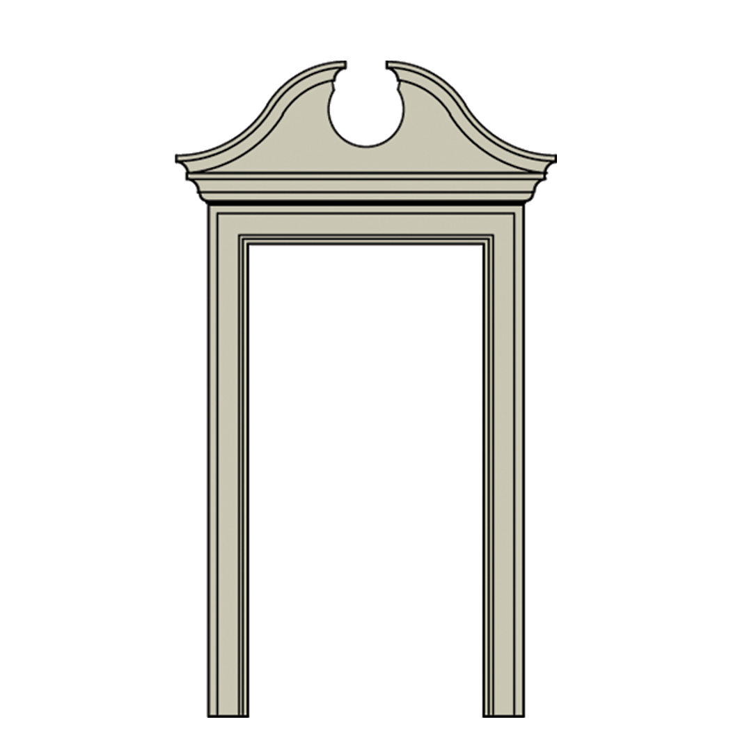SQUARE-TOP-WITH-BROKEN-PEDIMENT